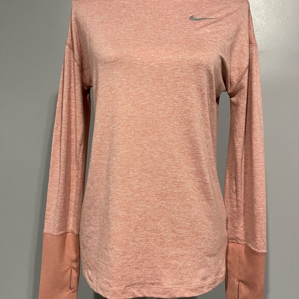 Nike Light Orange Sweater With Hood